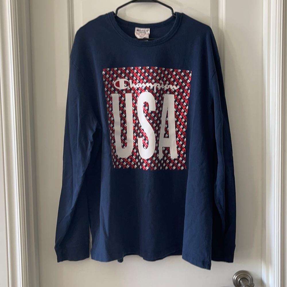 🇺🇸Champion Heritage Athletic L/S- 2XL🇺🇸 USA